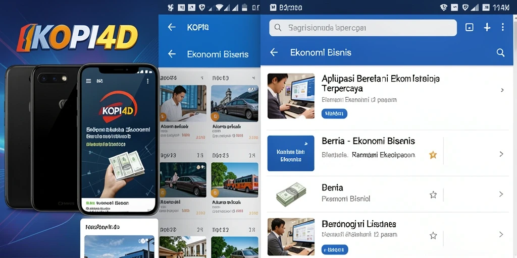 Tampilan antarmuka KOPI4D yang menarik dan informatif.