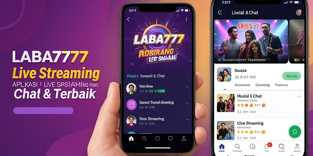 Tampilan antarmuka LABA777 yang memudahkan pengguna saat Live Streaming.