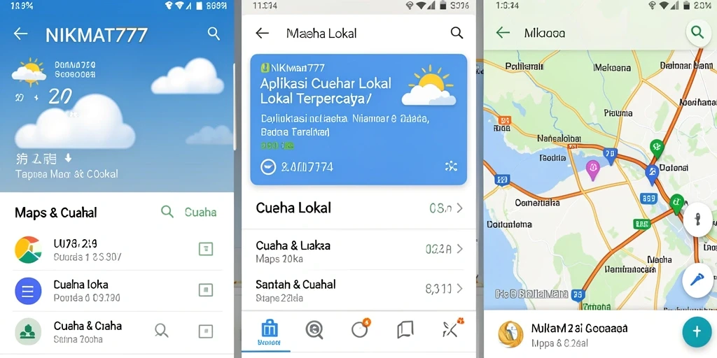 Tampilan antarmuka NIKMAT777 yang sederhana dan informatif.