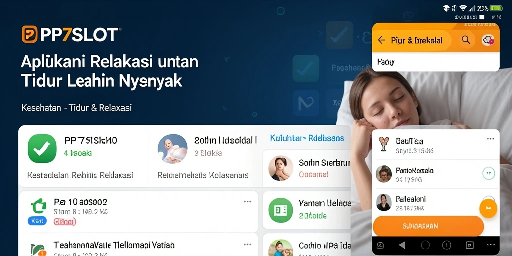 Antarmuka PP7SLOT yang sederhana dan mudah digunakan untuk relaksasi sebelum tidur.