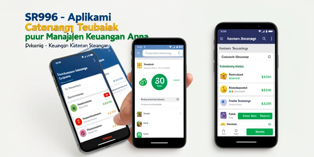 Antarmuka SR996 menampilkan grafik dan tabel pengeluaran yang jelas.