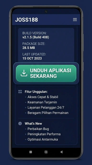 Panduan Unduh dan Instal APK joss188 untuk Android