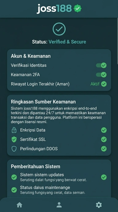 Halaman Resmi joss188 untuk Pengguna Android Indonesia